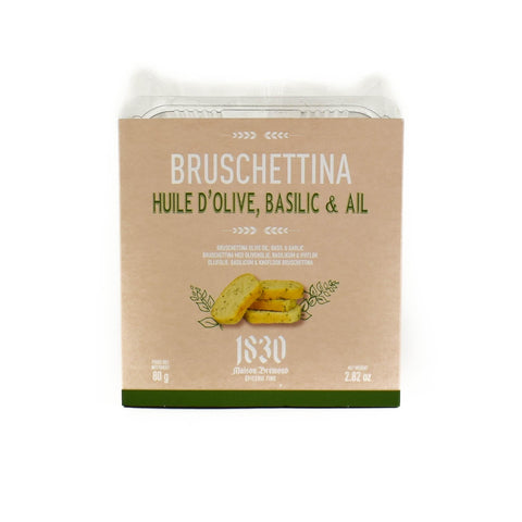 Maison Bremond Bruschettina With Olive Oil, Garlic & Basil, 80g