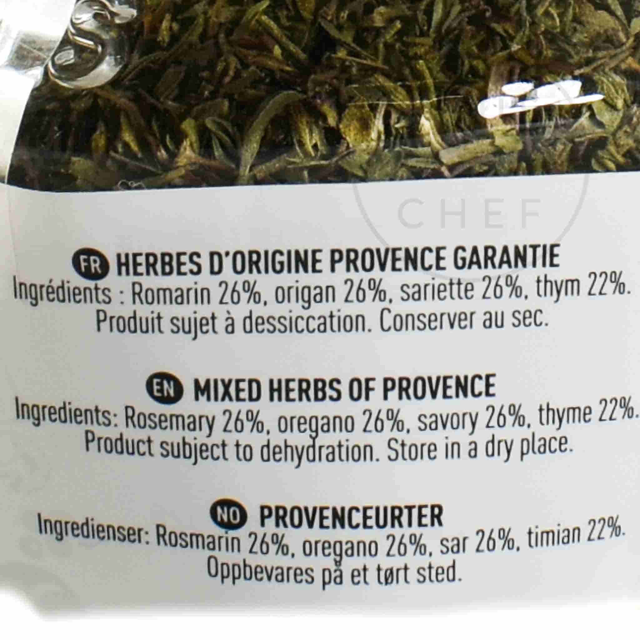 Maison Bremond Herbs De Provence 20g Ingredients
