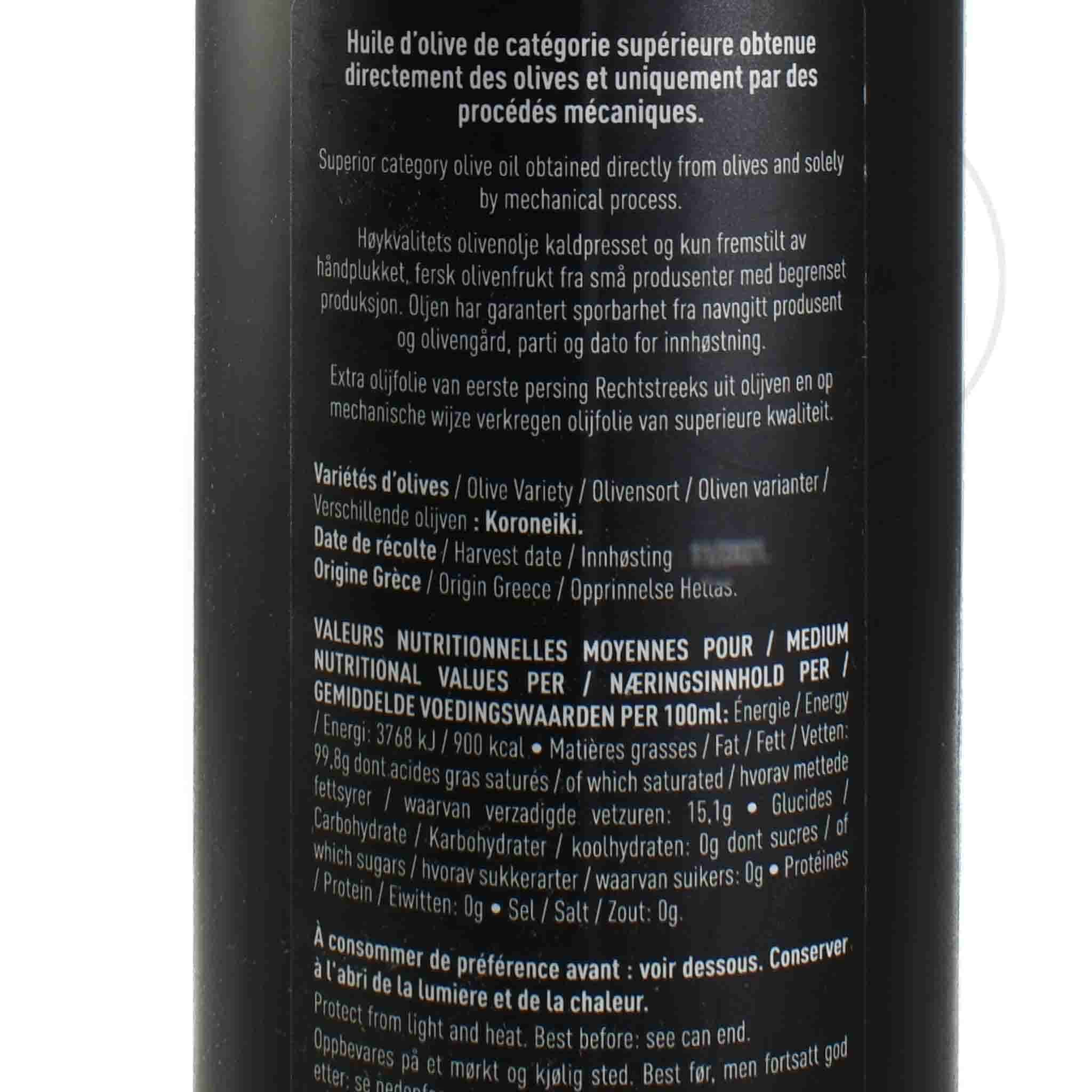 Maison Bremond Extra Virgin Olive Oil De Tous Les Jours 750ml Ingredients