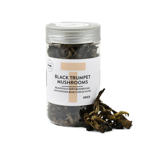Dried Wild Black Trumpet Mushrooms, 30g