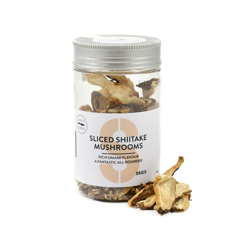 Dried Sliced Shiitake Mushrooms, 30g