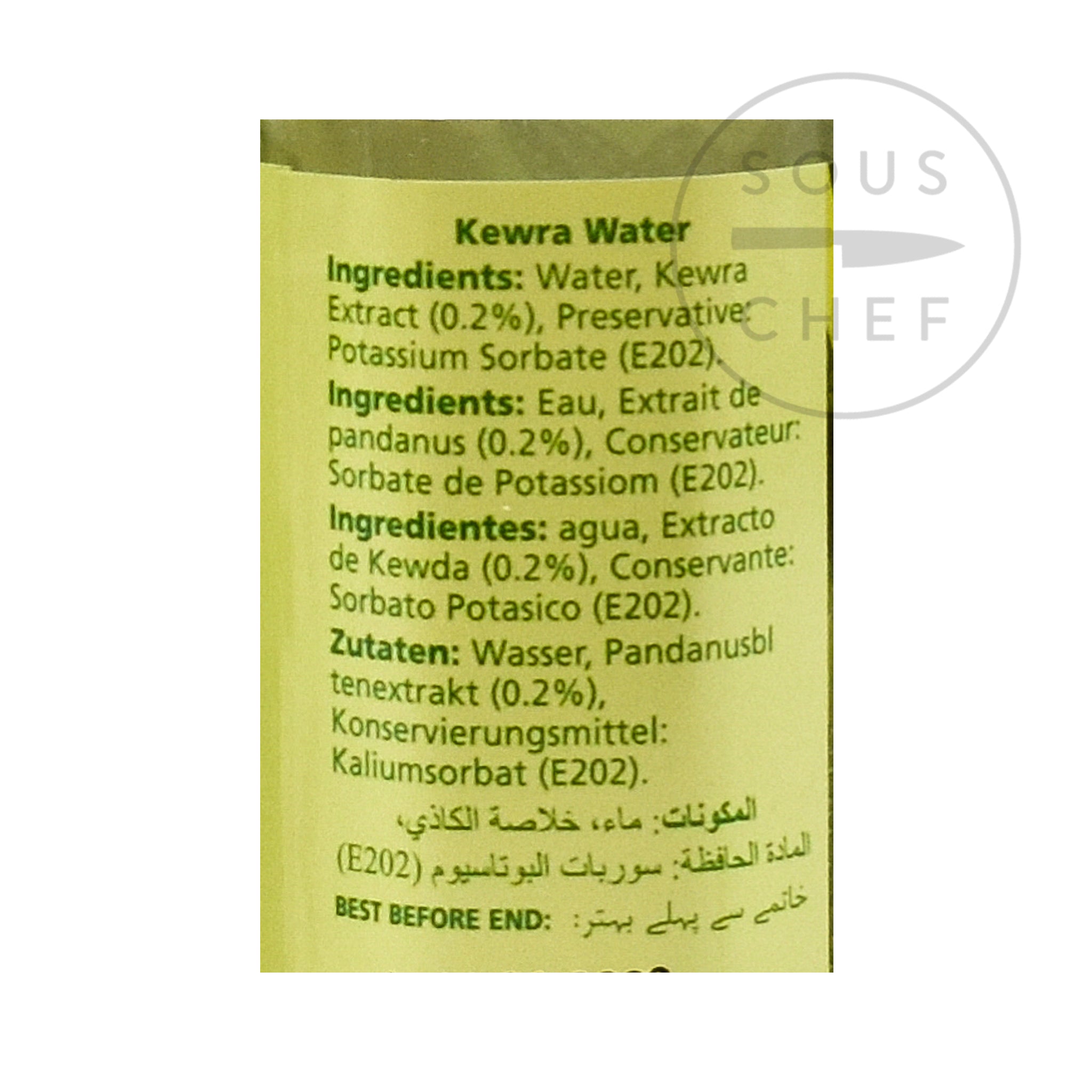 Kewra Water - Pandan Extract 310ml