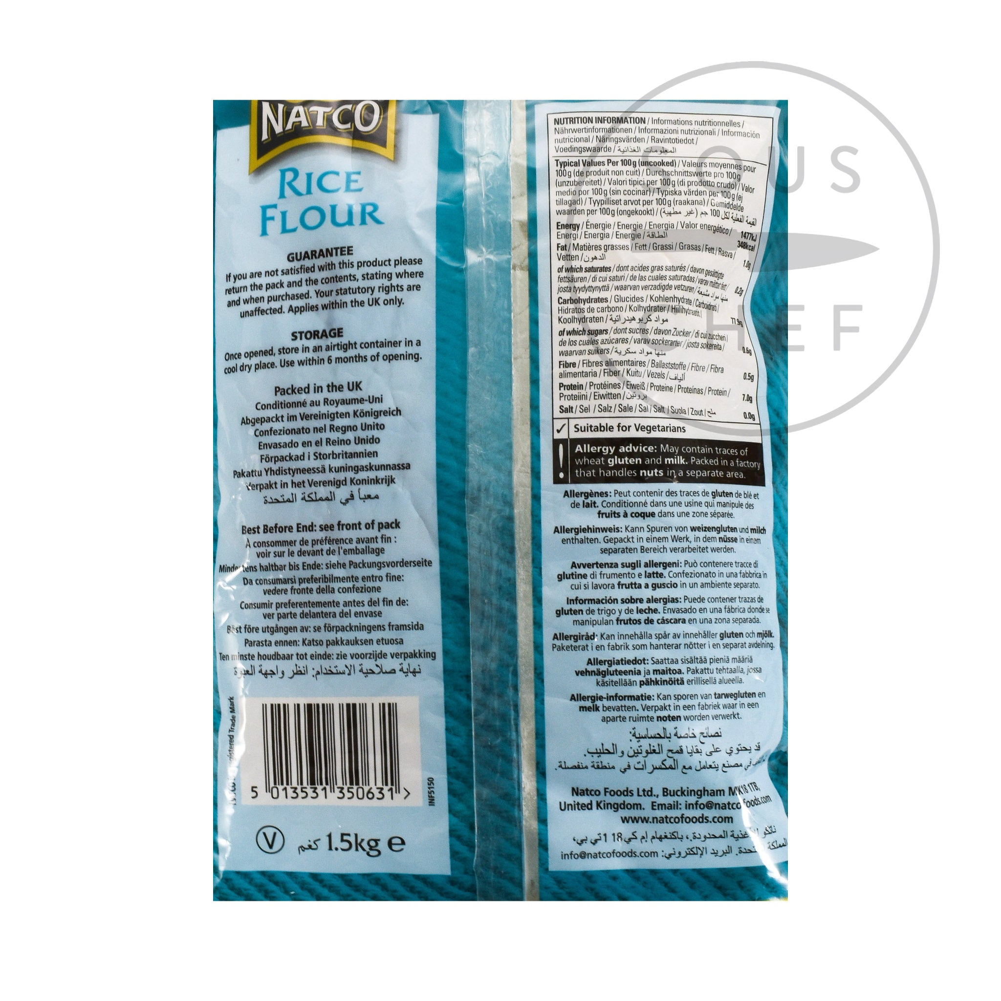 Natco Rice Flour, 1.5kg