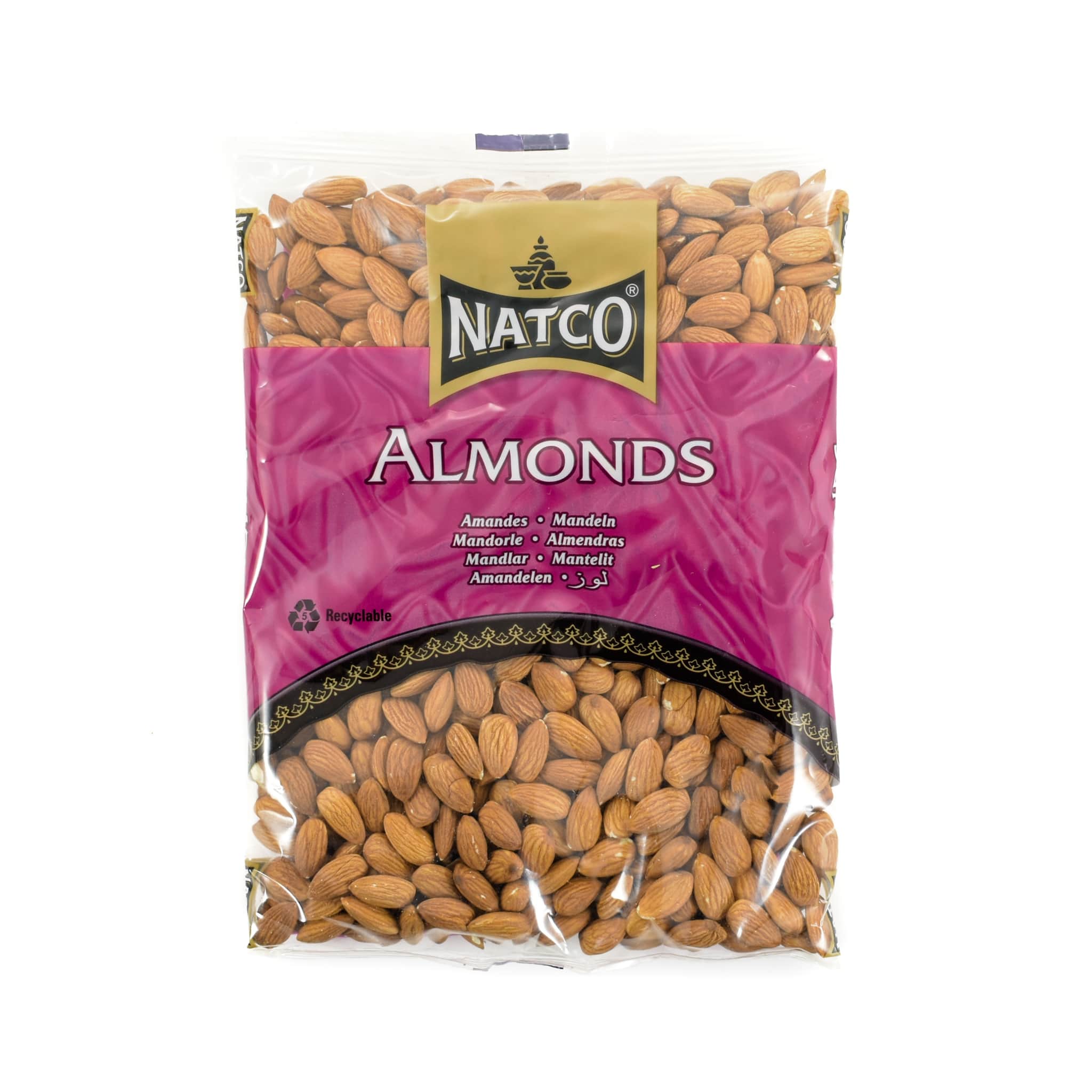 Natco Whole Almonds 750g