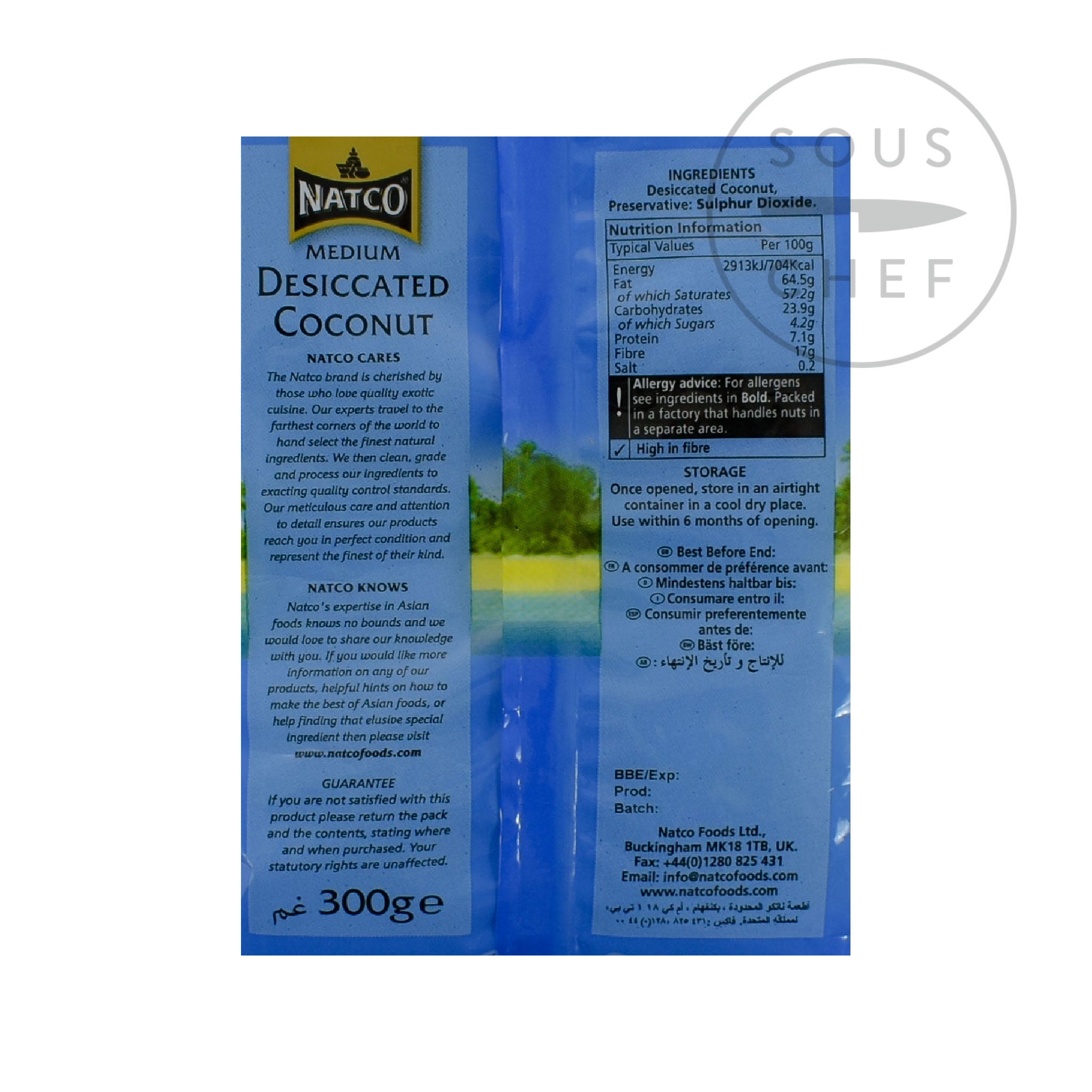 Natco Desiccated Coconut 300g