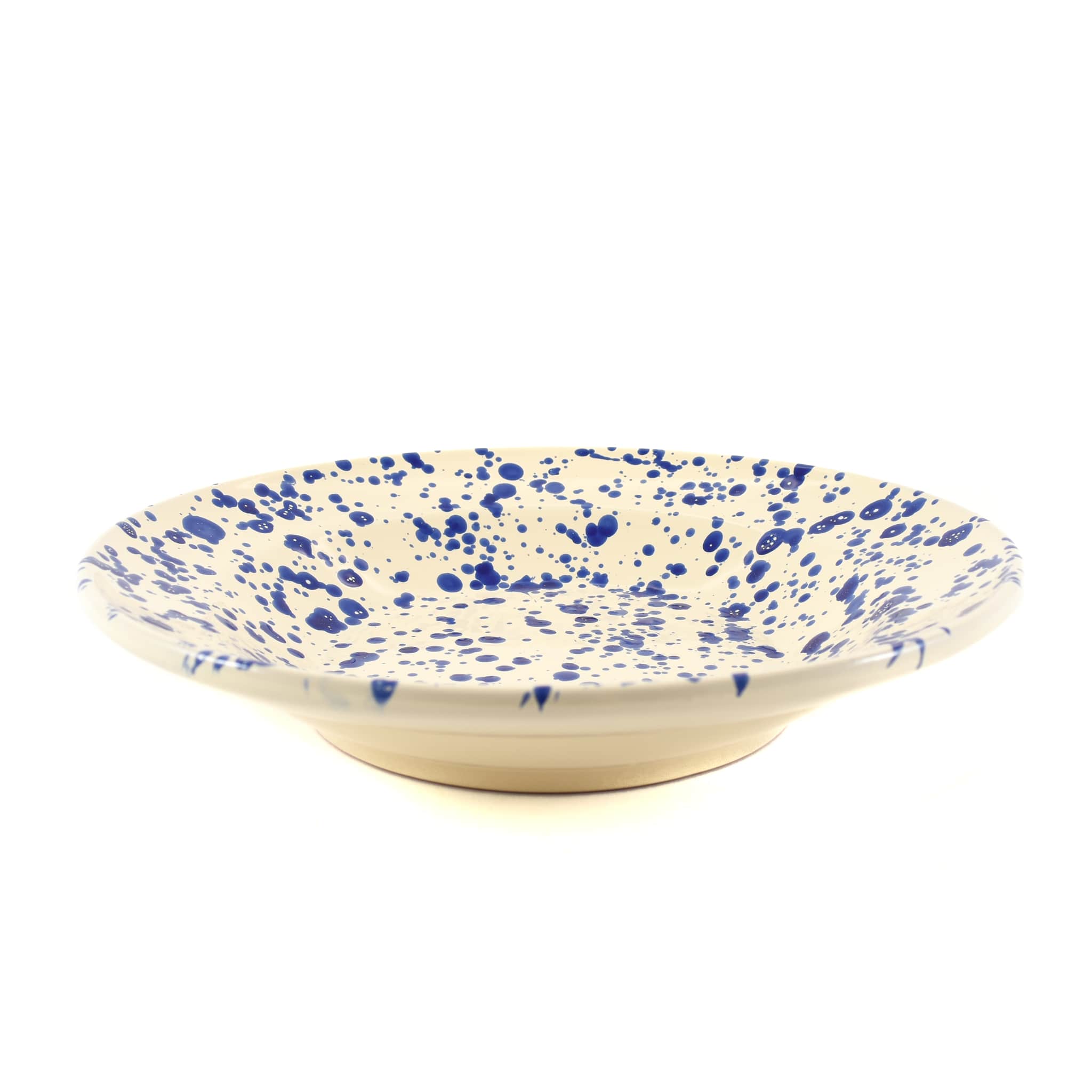 Puglia Blue Splatter Pasta Bowl 29cm