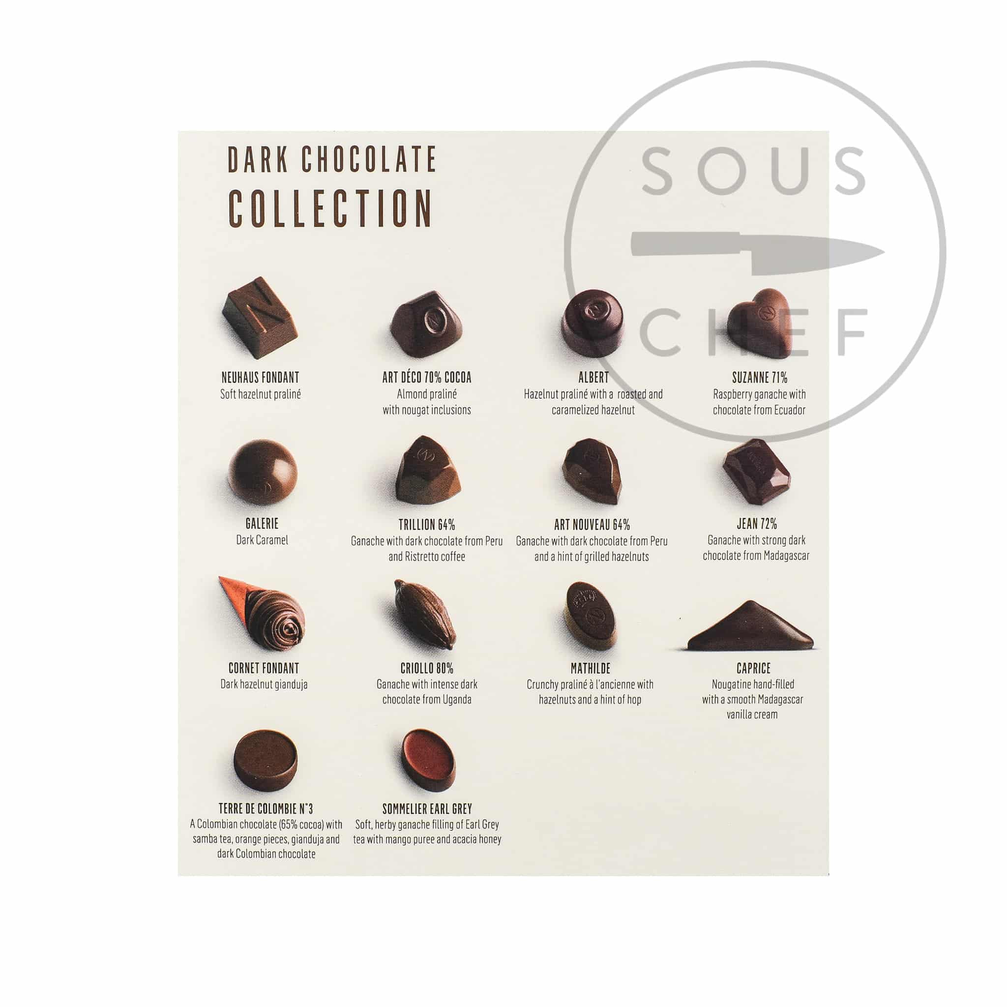 Neuhaus Dark Belgian Chocolate Selection 265g