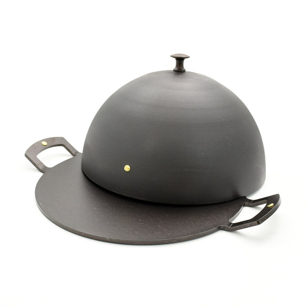 Spun Iron Baking Bell with 12-inch Baking Griddle – Netherton Foundry