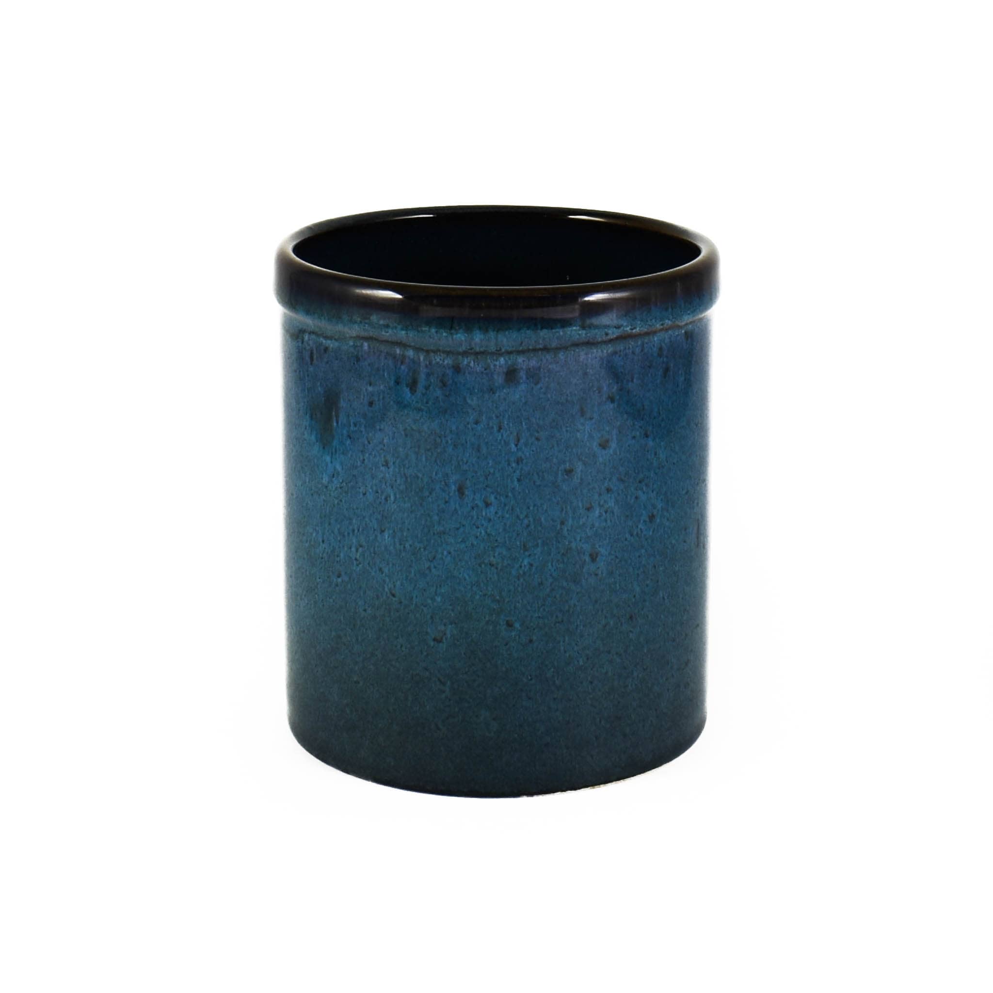 Blue Glaze Kitchen Utensils Jar