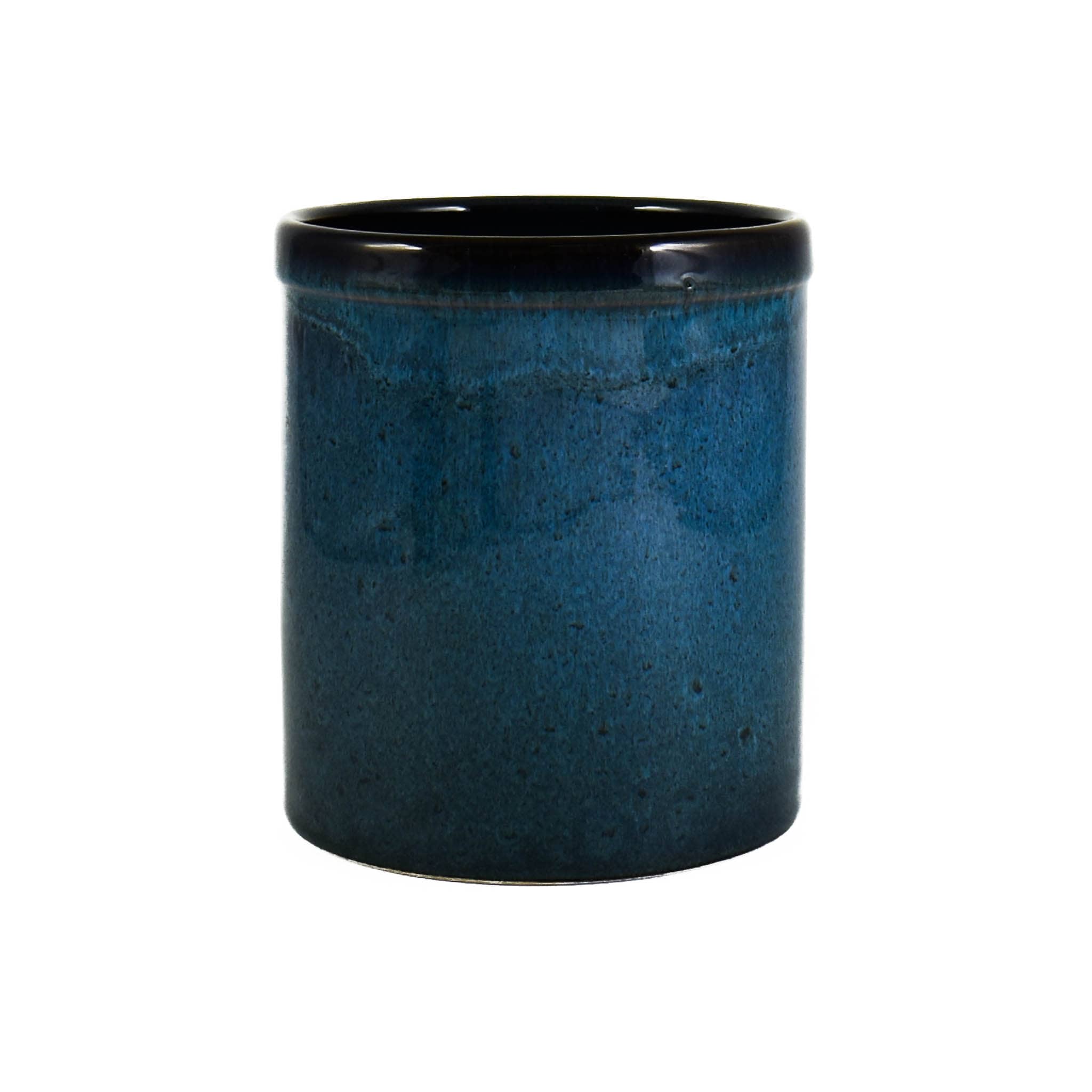 Blue Glaze Kitchen Utensils Jar