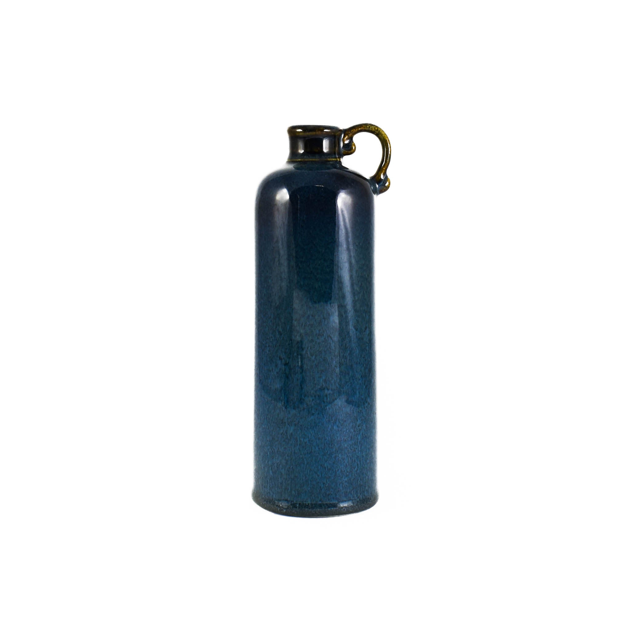 Blue Glaze Oil & Vinegar Pouring Bottle