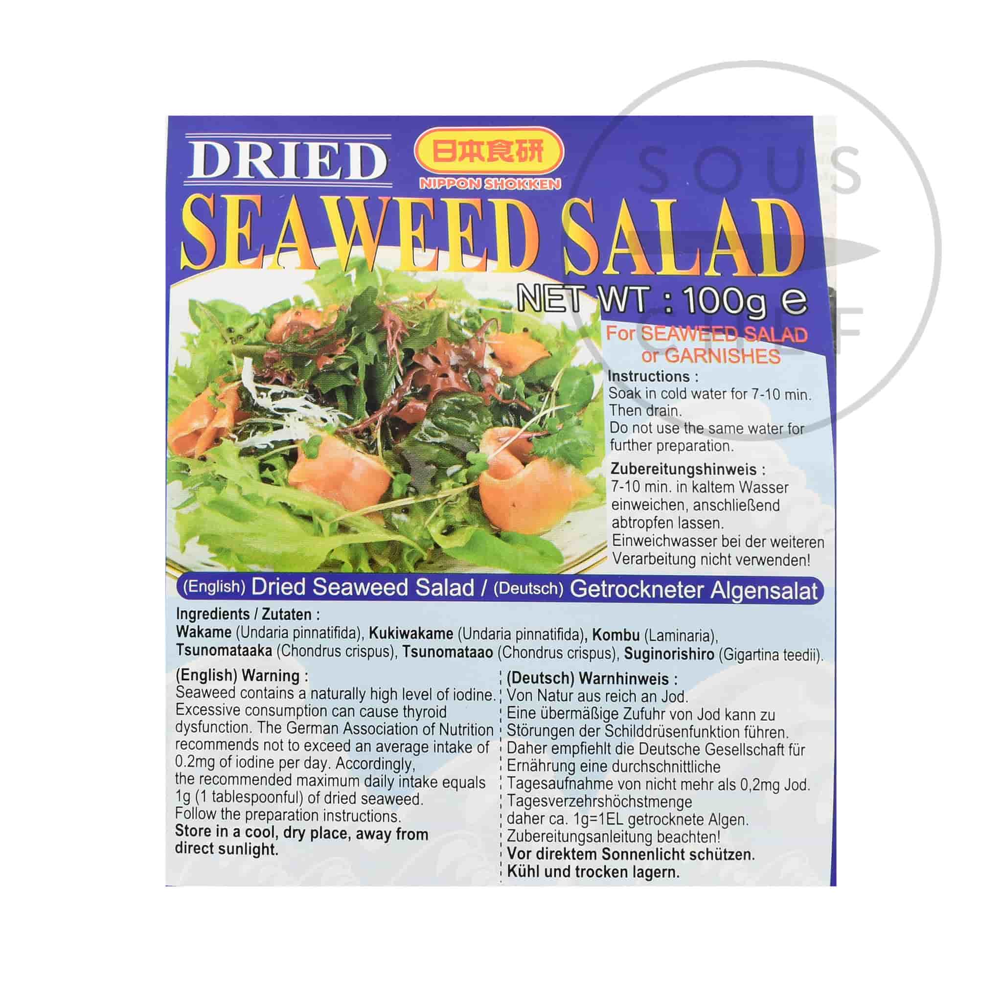 Nihon Shokken Dried Seaweed Salad 100g