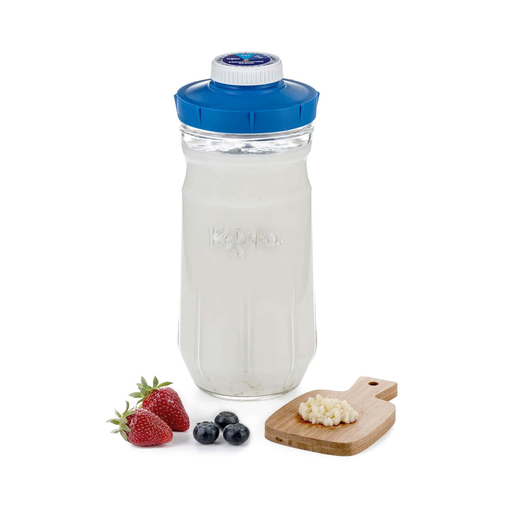 Fermentatiepot met deksel, 1 liter, grote fermentatiepot met ontluchtingsventiel, voor fermentatie van kimchi, zuurkool, zuurdesemstarter Fermentatiepot met deksel, 1 liter, grote fermentatiepot met ontluchtingsventiel, voor fermentatie van kimchi, zuurkool, zuurdesemstarter