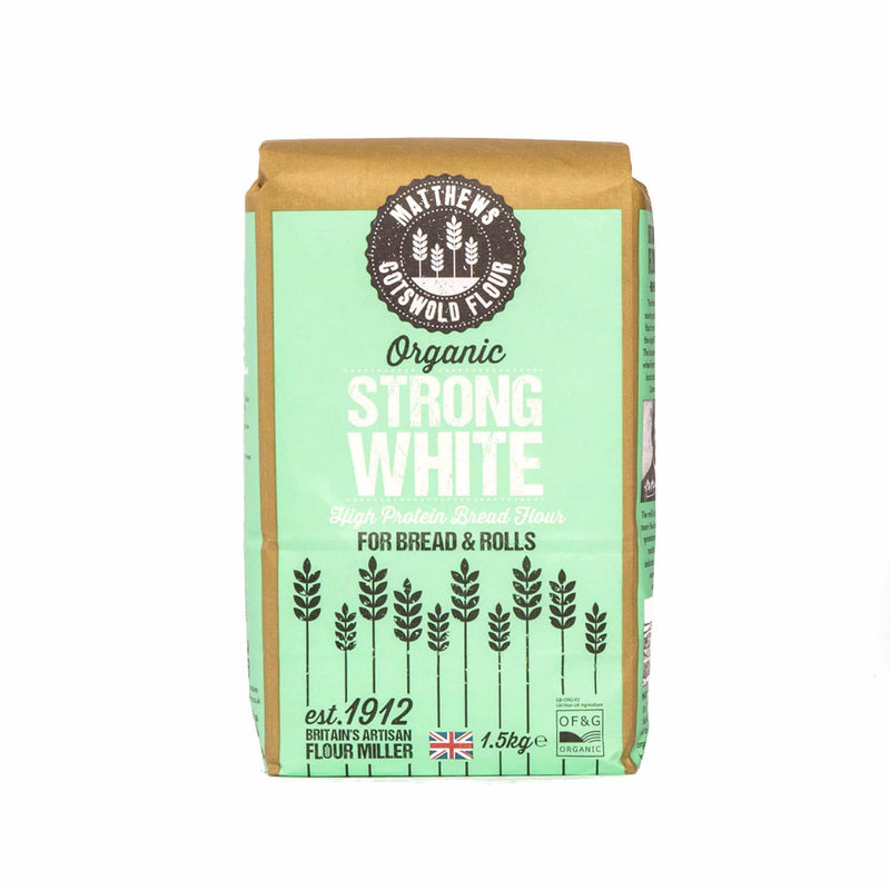 Matthews Cotswold Organic Strong White Flour 1.5kg