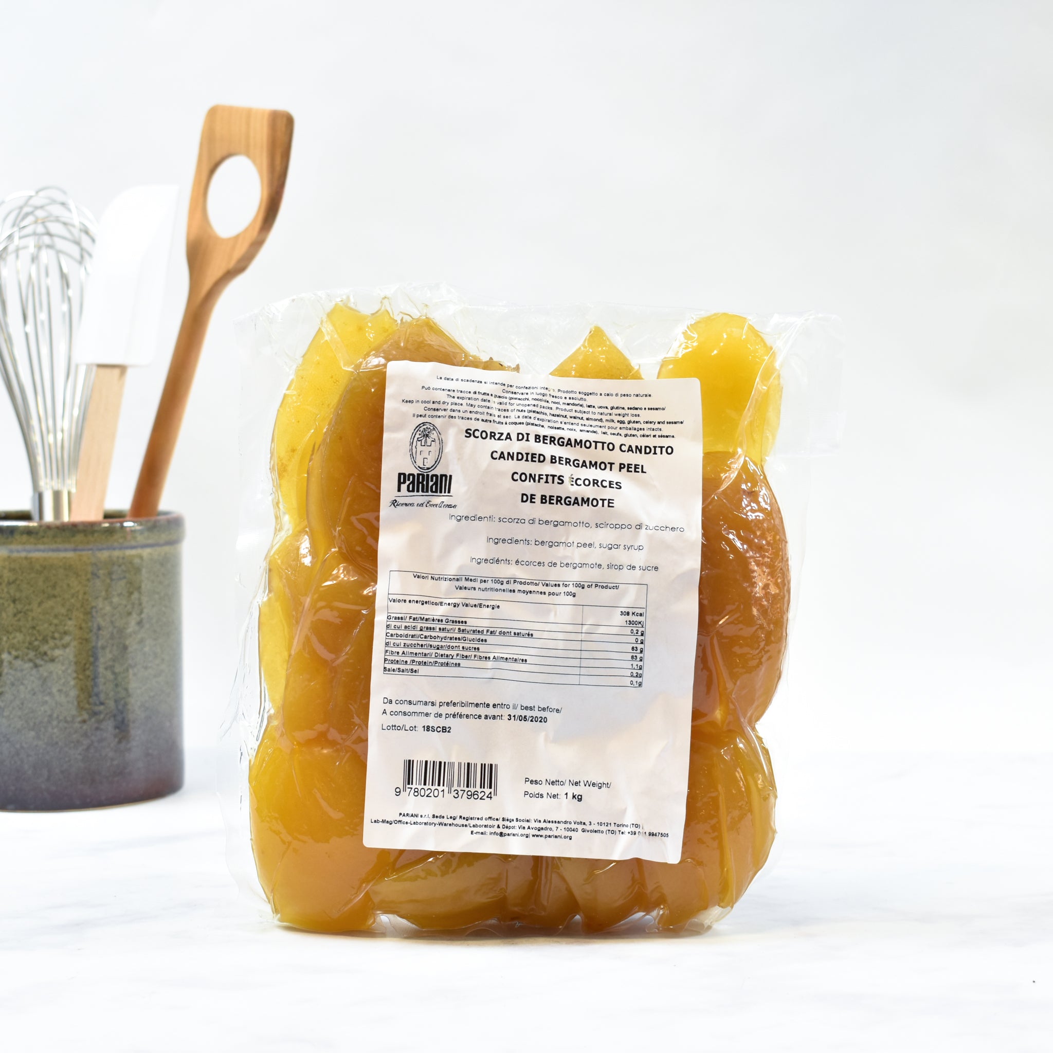 Calabrian Candied Bergamot Peel, 1kg