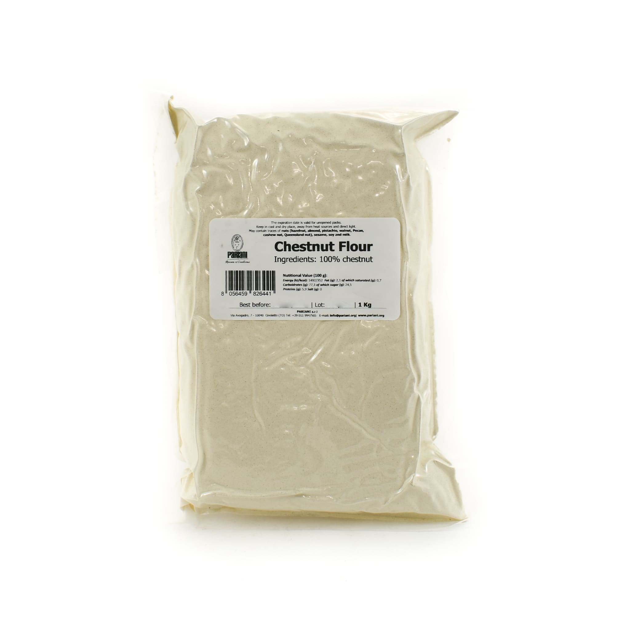 Pariani Chestnut Flour 1kg packaging