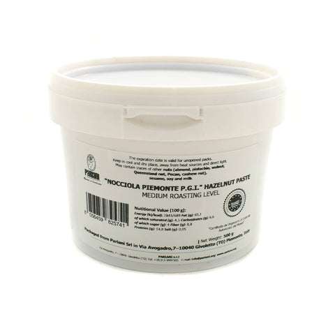 Pariani "Nocciola Piemonte PGI" Hazelnut Paste, 500g