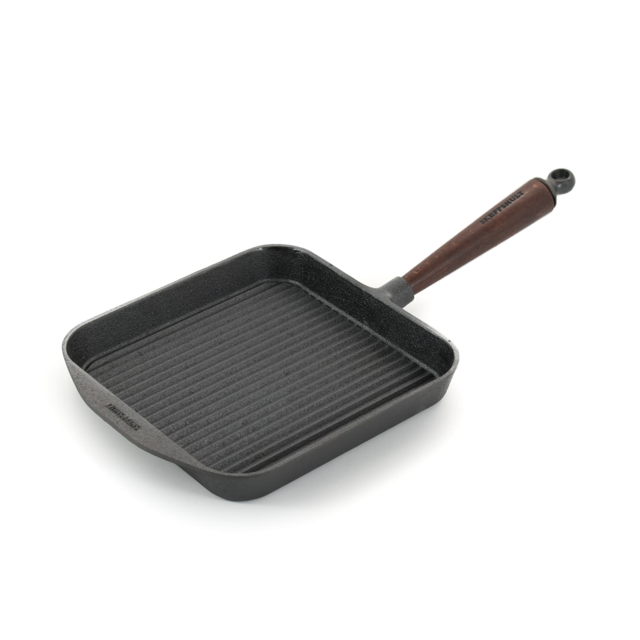 Skeppshult Traditional Cast Iron Square Grill Pan 25cm
