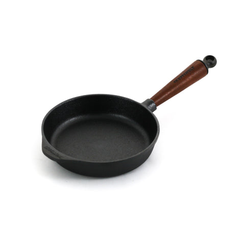 Skeppshult Traditional Cast Iron Deep Saute Pan, 20cm