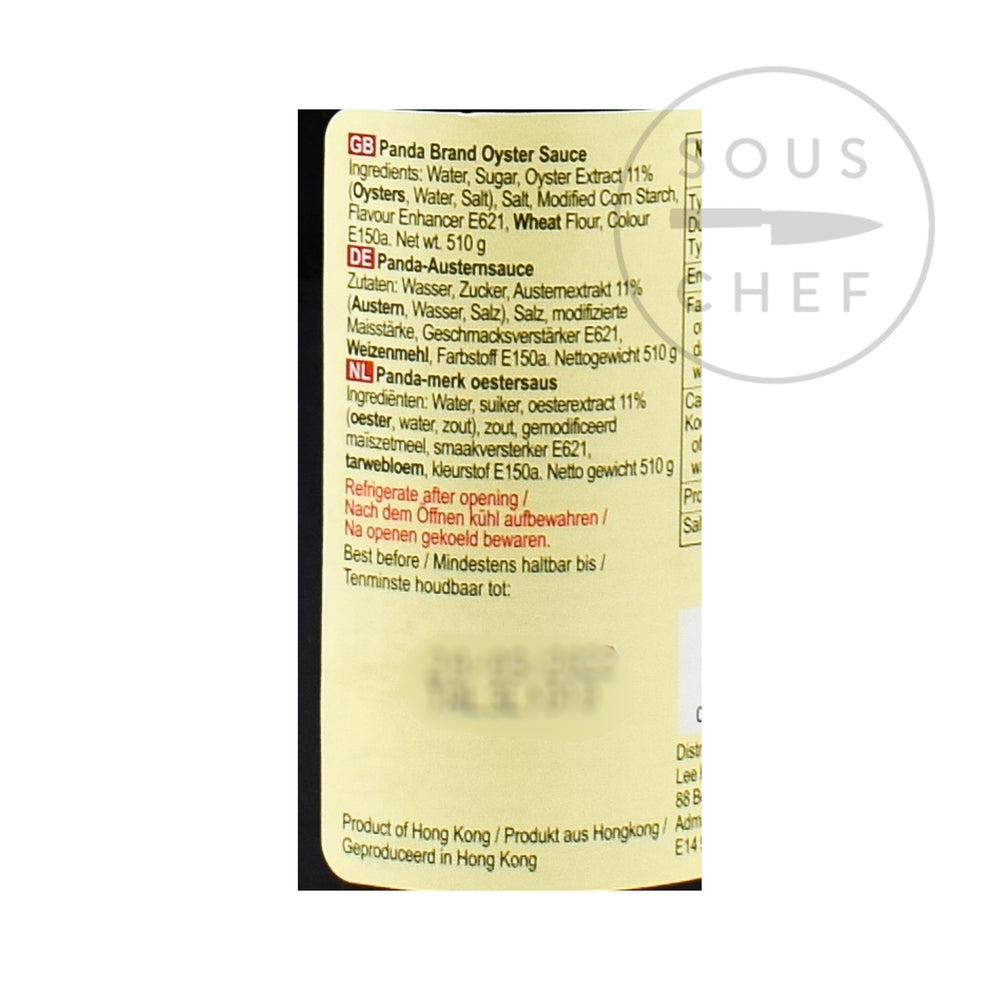 Lee Kum Kee Panda Oyster Sauce Buy online today at Sous Chef UK