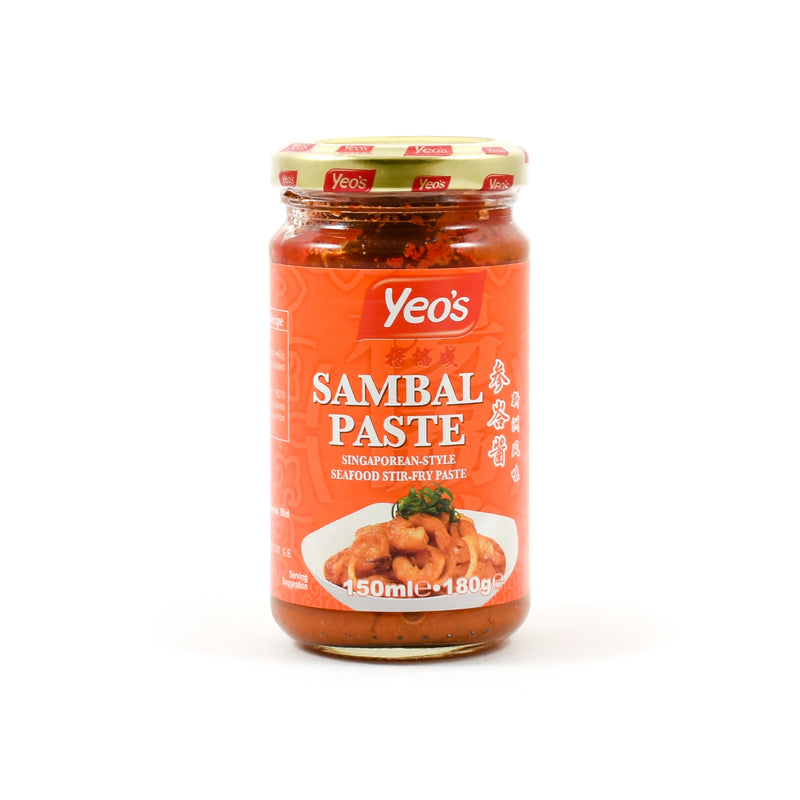 Yeo's Singapore Sambal Paste 150ml Ingredients Sauces & Condiments Asian Sauces & Condiments Southeast Asian Food