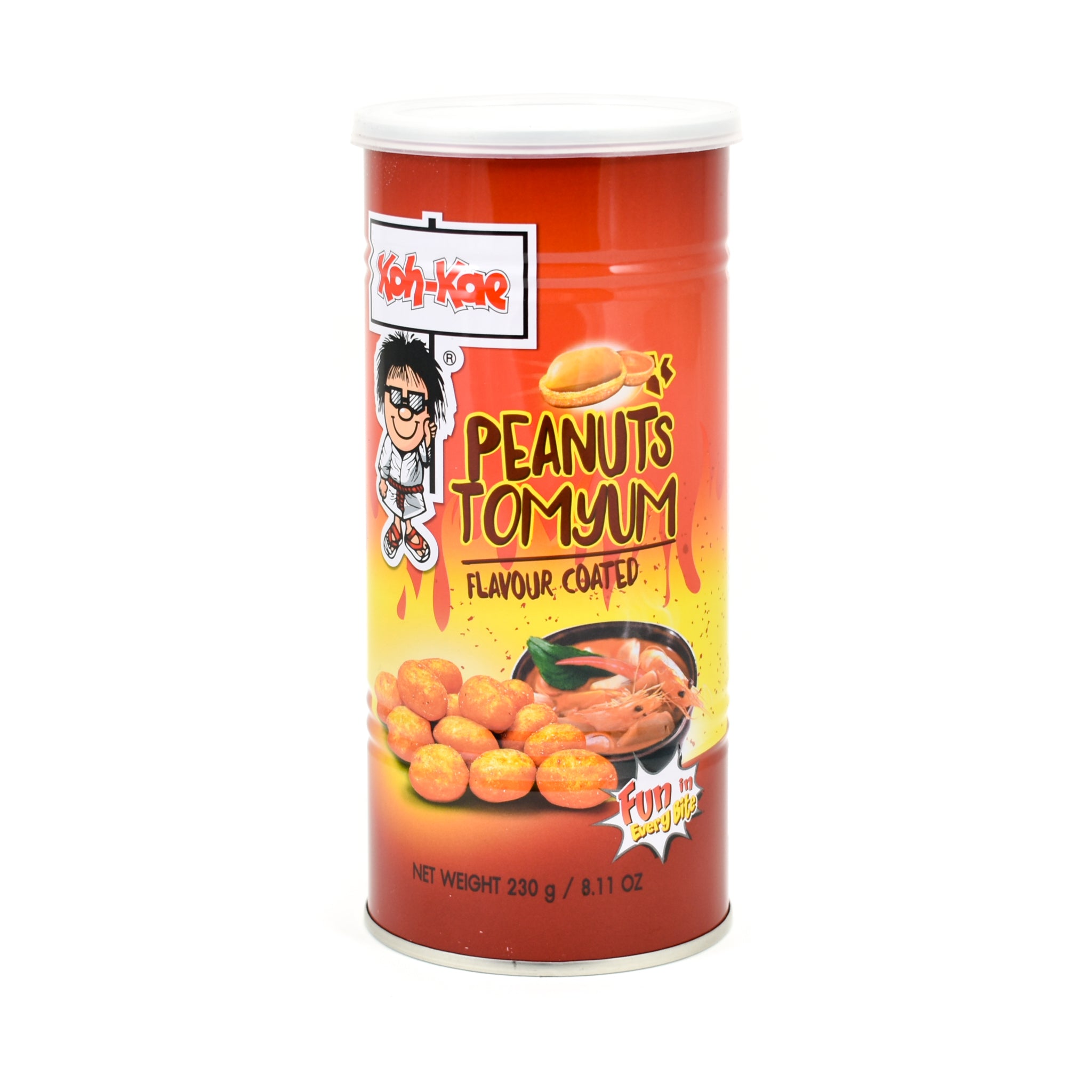 Koh Kae Tom Yum Flavour Peanuts 230g Ingredients Savoury Snacks & Crackers Southeast Asian Food