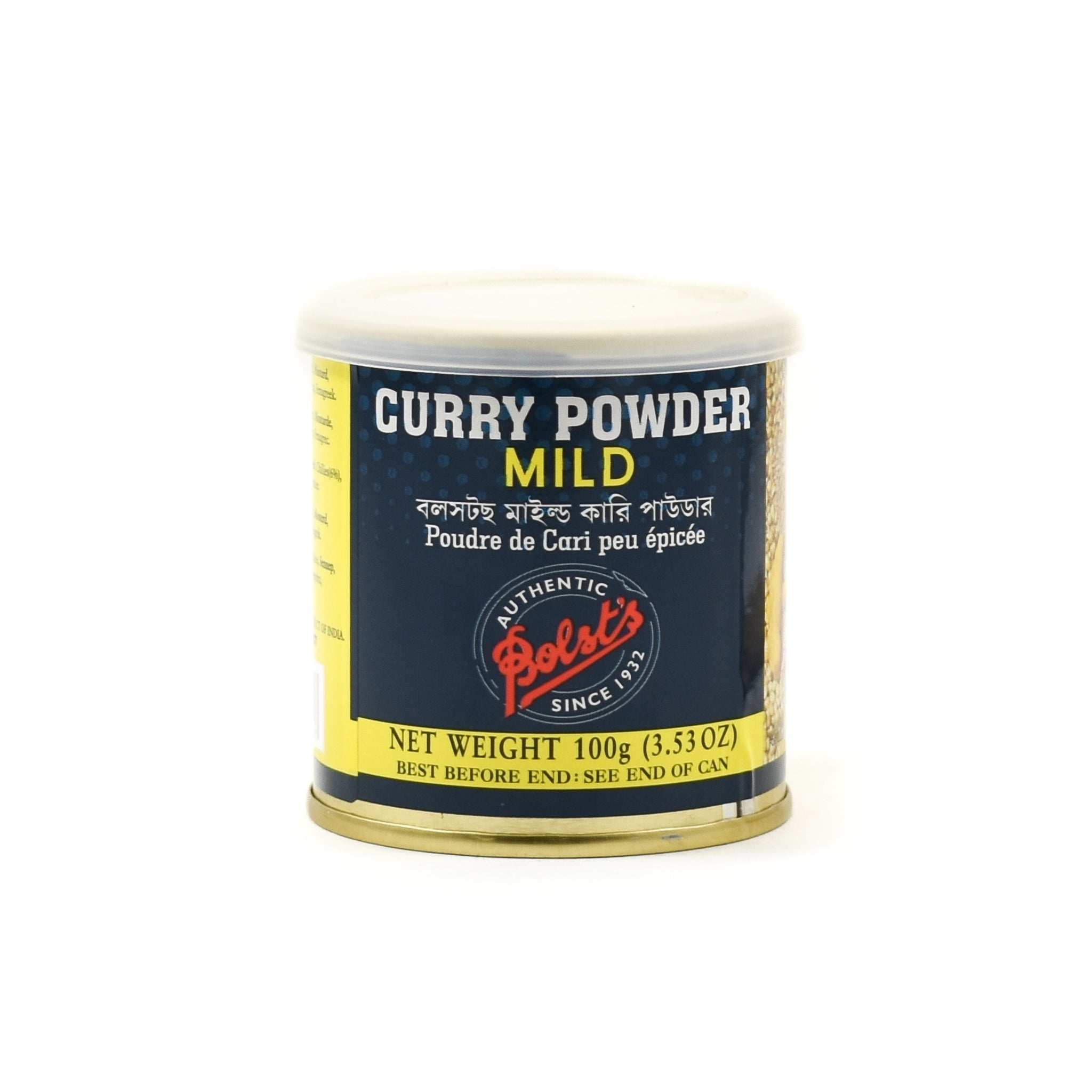 Bolt's Bolst's Curry Powder Mild 100g Ingredients Sauces & Condiments Asian Sauces & Condiments Indian Food