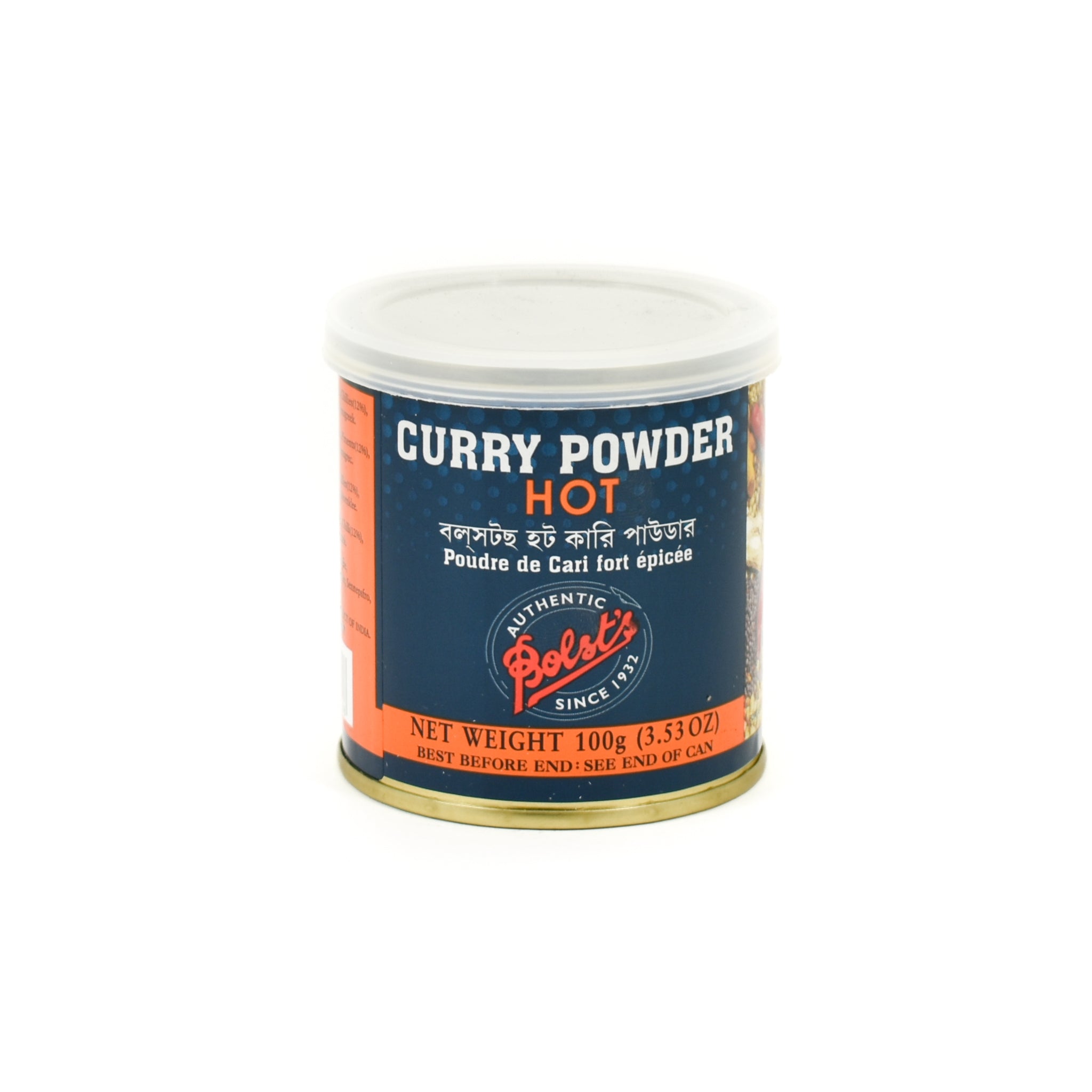 Bolt's Bolst's Curry Powder Hot 100g Ingredients Sauces & Condiments Asian Sauces & Condiments Indian Food