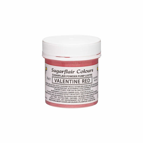 Sugarflair Edible Glitter Lustre Spray Pump Refill, Red 25g