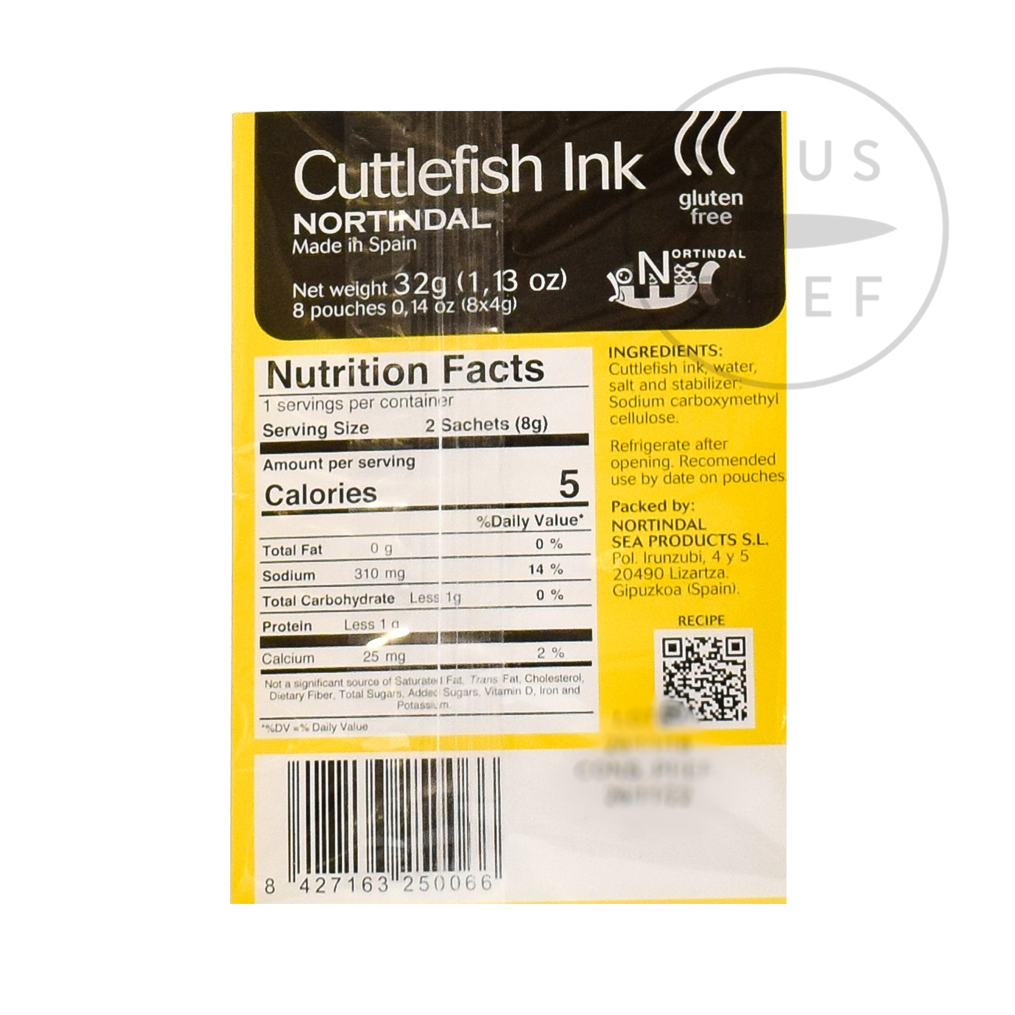 'Squid Ink' Sachets - Cuttlefish Ink