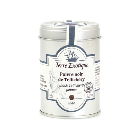 Terre Exotique Black Tellicherry Pepper, 60g