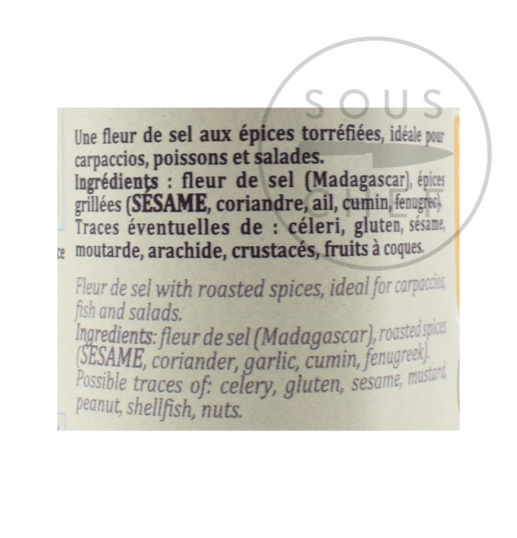 Terre Exotique Fleur De Sel With Roasted Spices 90g