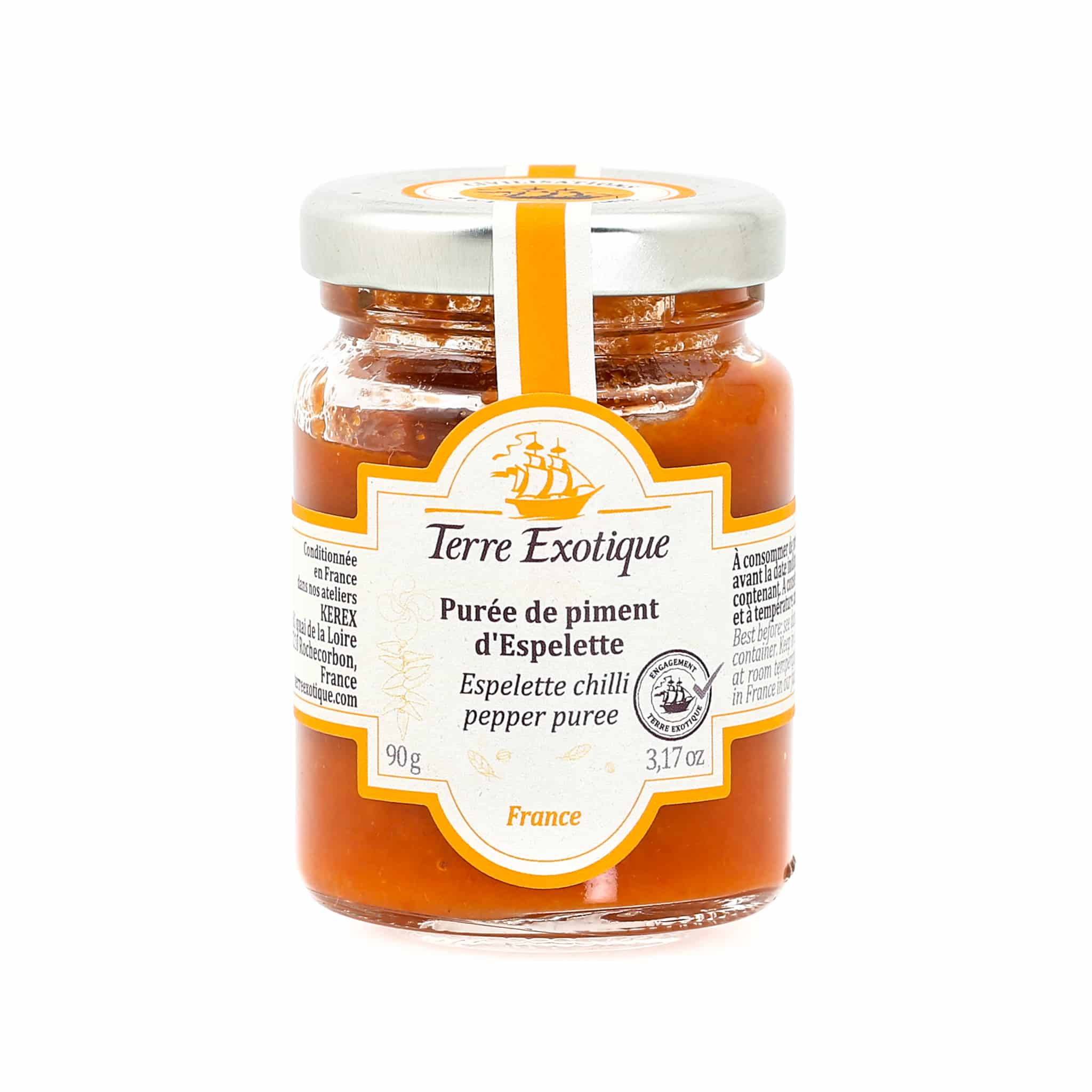 Terre Exotique Espelette Chilli Pepper Puree 90g