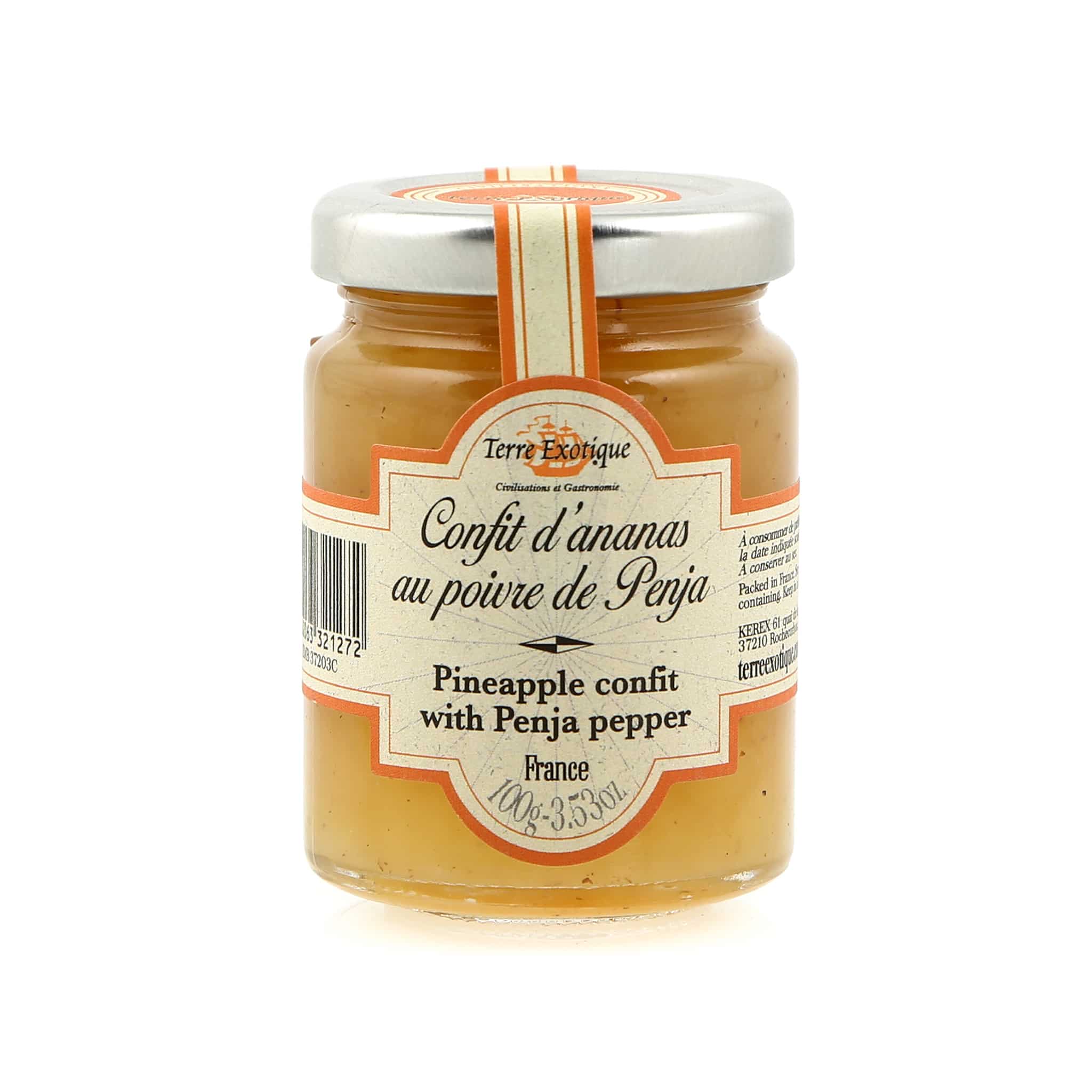 Terre Exotique Pineapple Chutney With Penja Pepper 100g