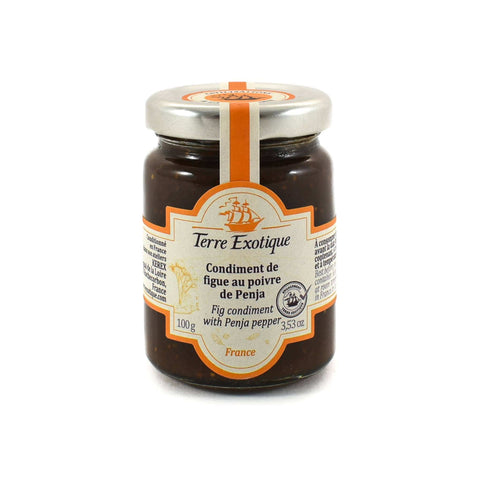 Terre Exotique Fig Chutney With Penja Pepper, 100g