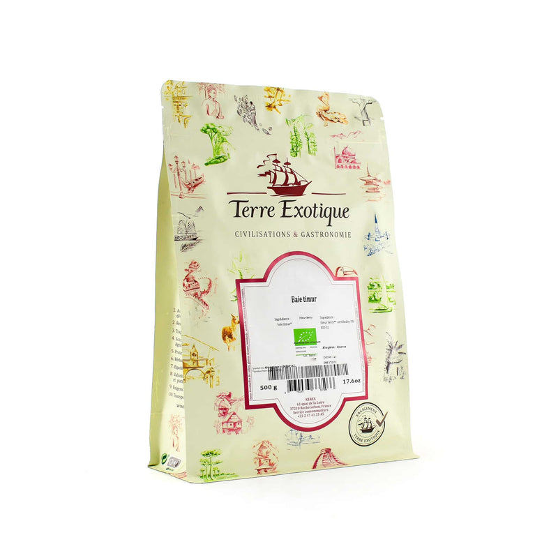 Terre Exotique Timur Berry 500g packaging