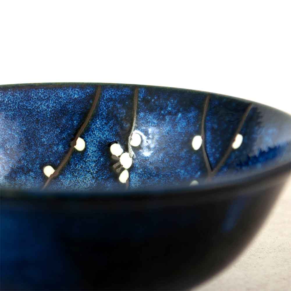 Blue Sakura Ramen Bowl, 21cm
