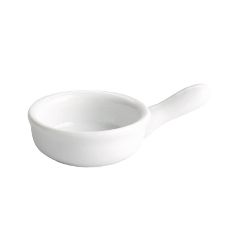 Porcelain Canape Small Serving Bowl with Handle, 9.5cm dia