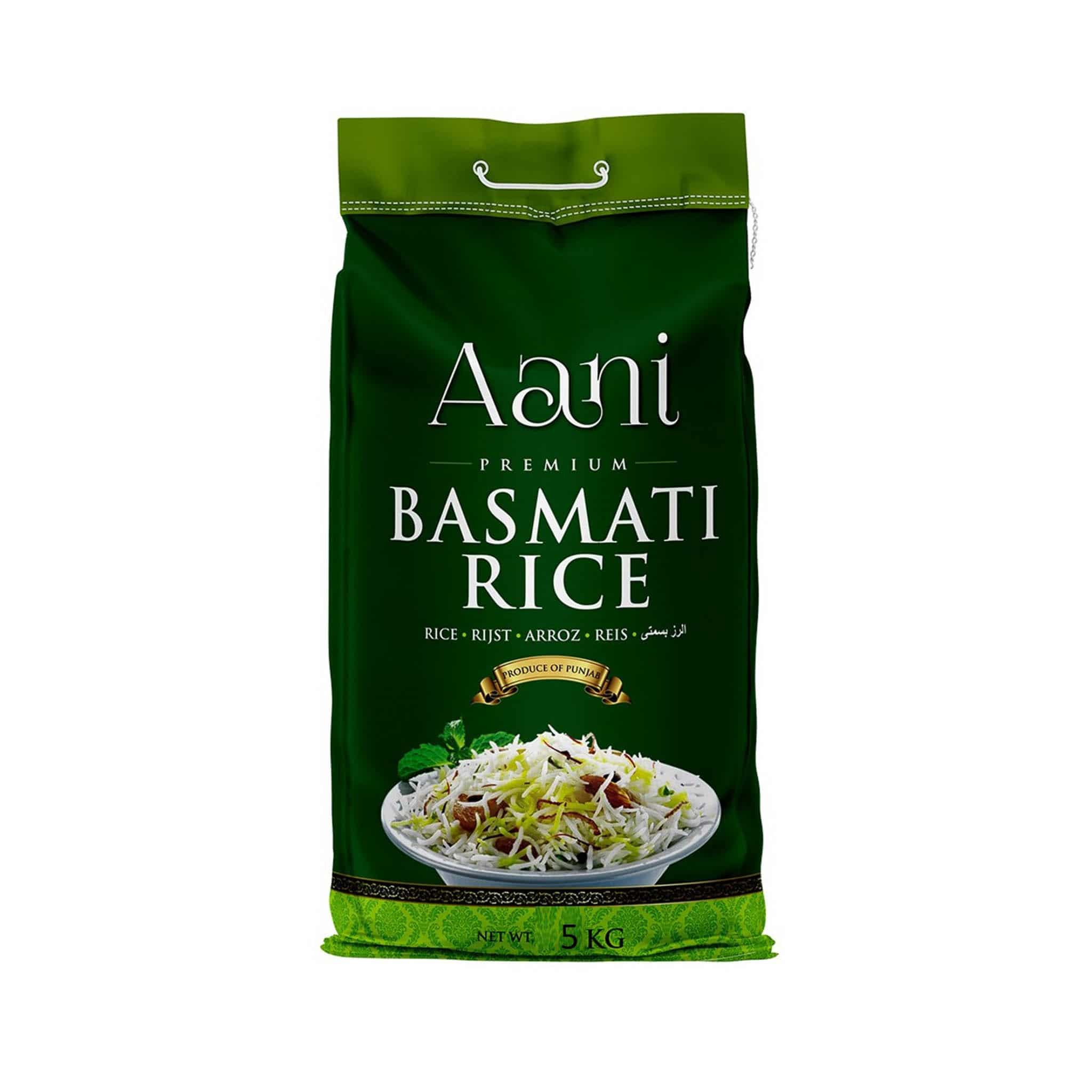 Aani Basmati Rice, 5kg | Buy online UK – Sous Chef UK