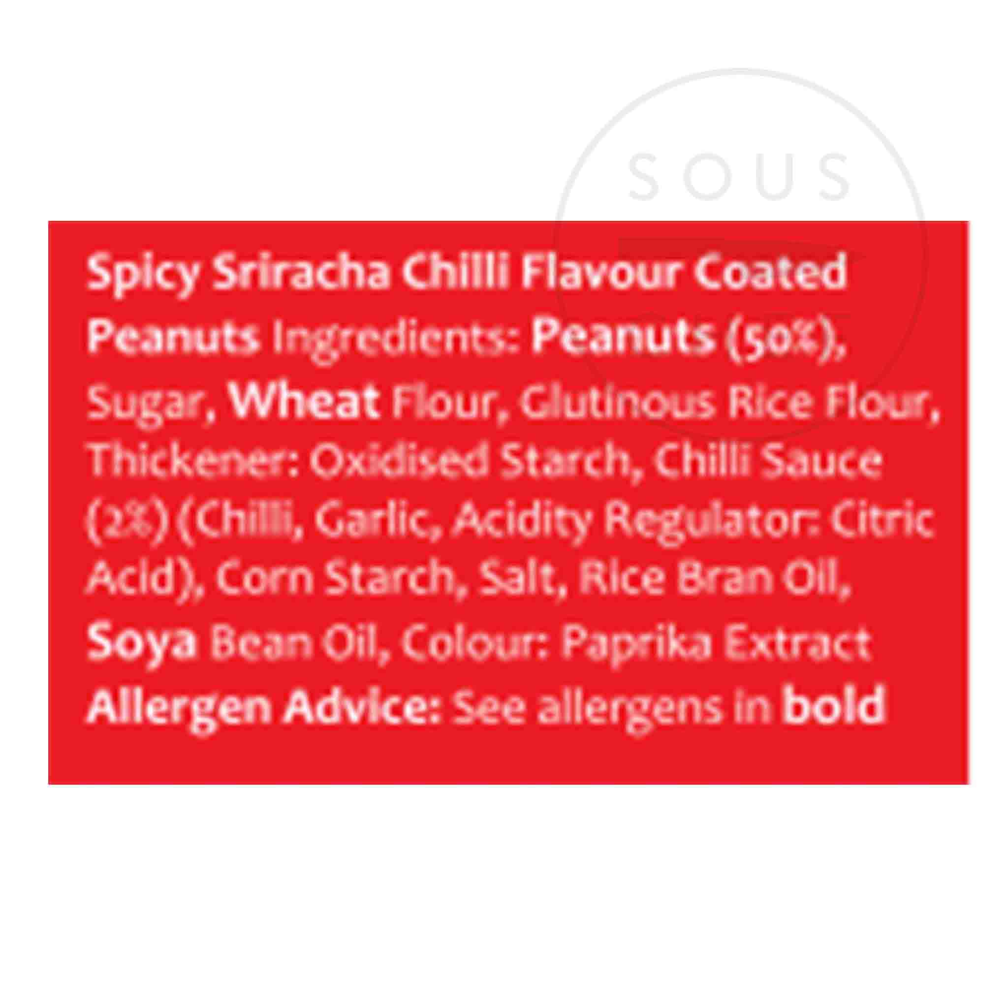 Tropical Sun Crunchy Sriracha Peanuts, 140g