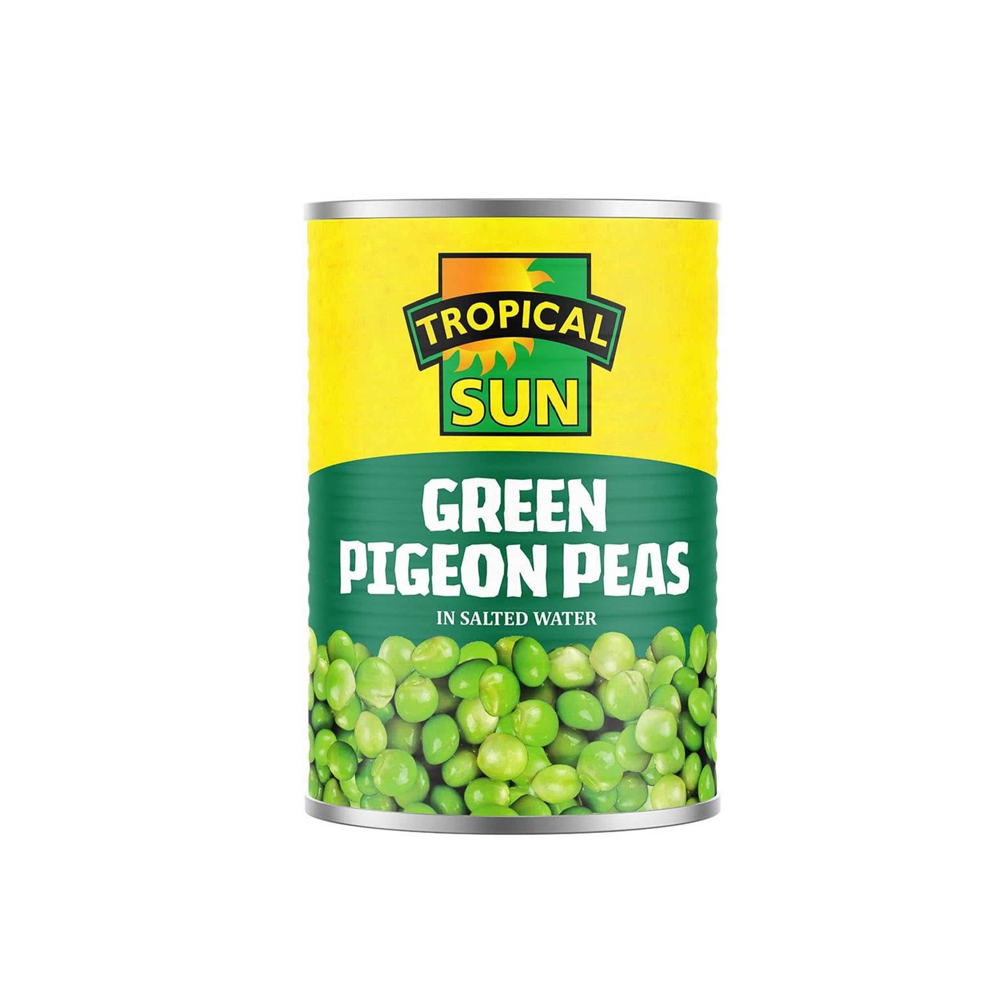 Tropical Sun Green Pigeon Peas, 425g
