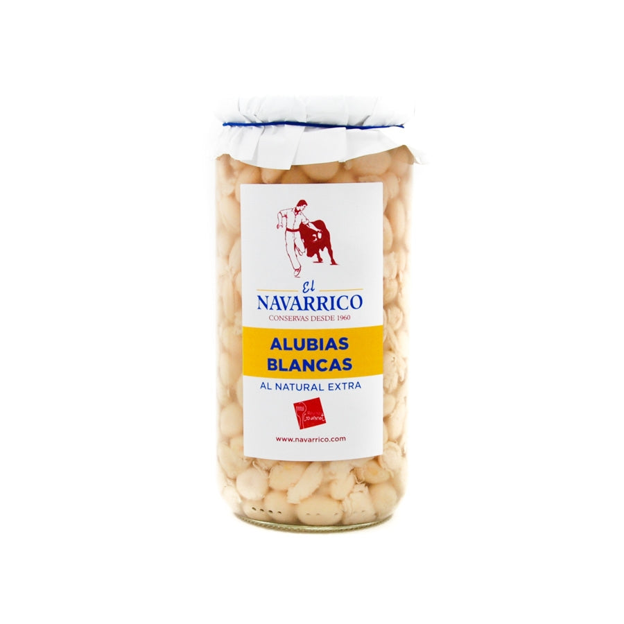 Navarrico Alubias - Haricot Beans 660g Ingredients Tofu & Beans & Pulses Spanish Food