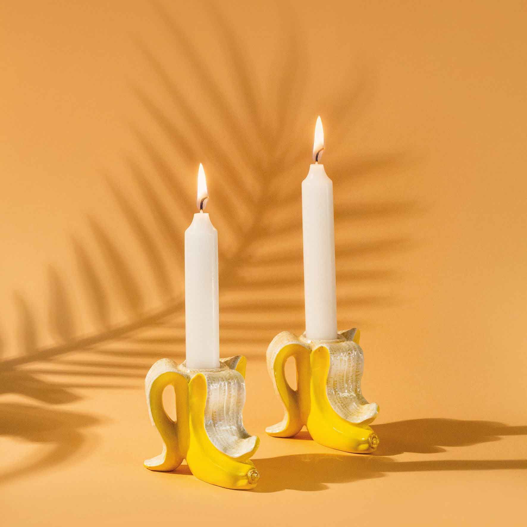 Banana Candle Holder Set