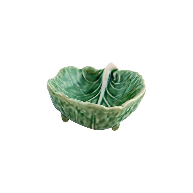 Bordallo Pinheiro Curved Cabbage Leaf Bowl 9cm Tableware