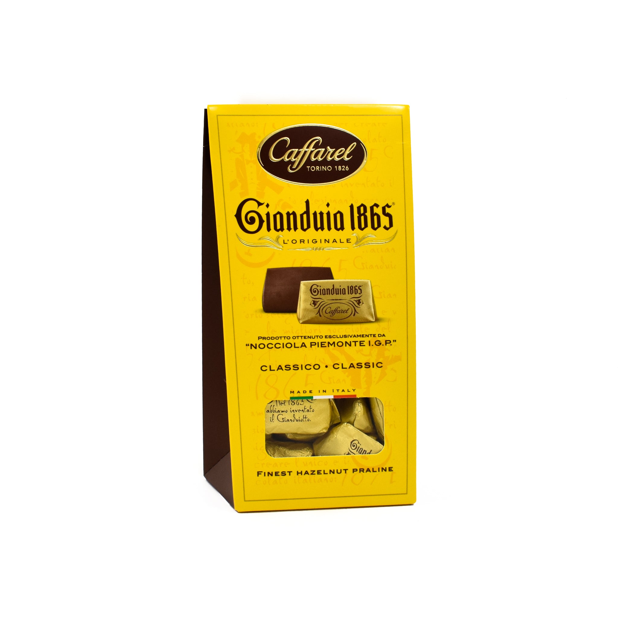 Caffarel Gianduia Window Ballotin 150g Ingredients Chocolate Bars & Confectionery Italian Food