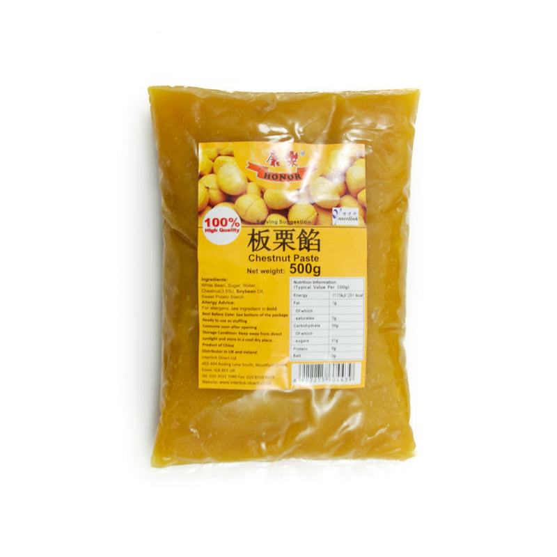 HR Sweetened Chestnut Paste 500g Ingredients Tofu & Beans & Pulses Chinese Food