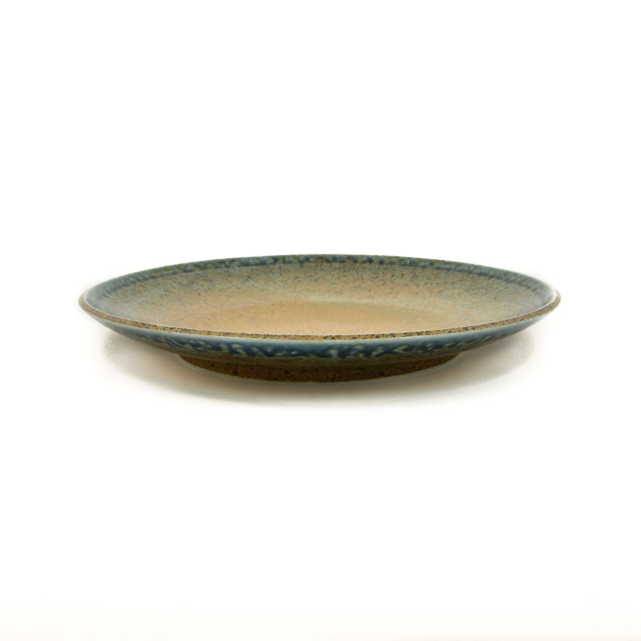 Chouseki Blue Gold Plate 28.5cm dia x 3.5cm