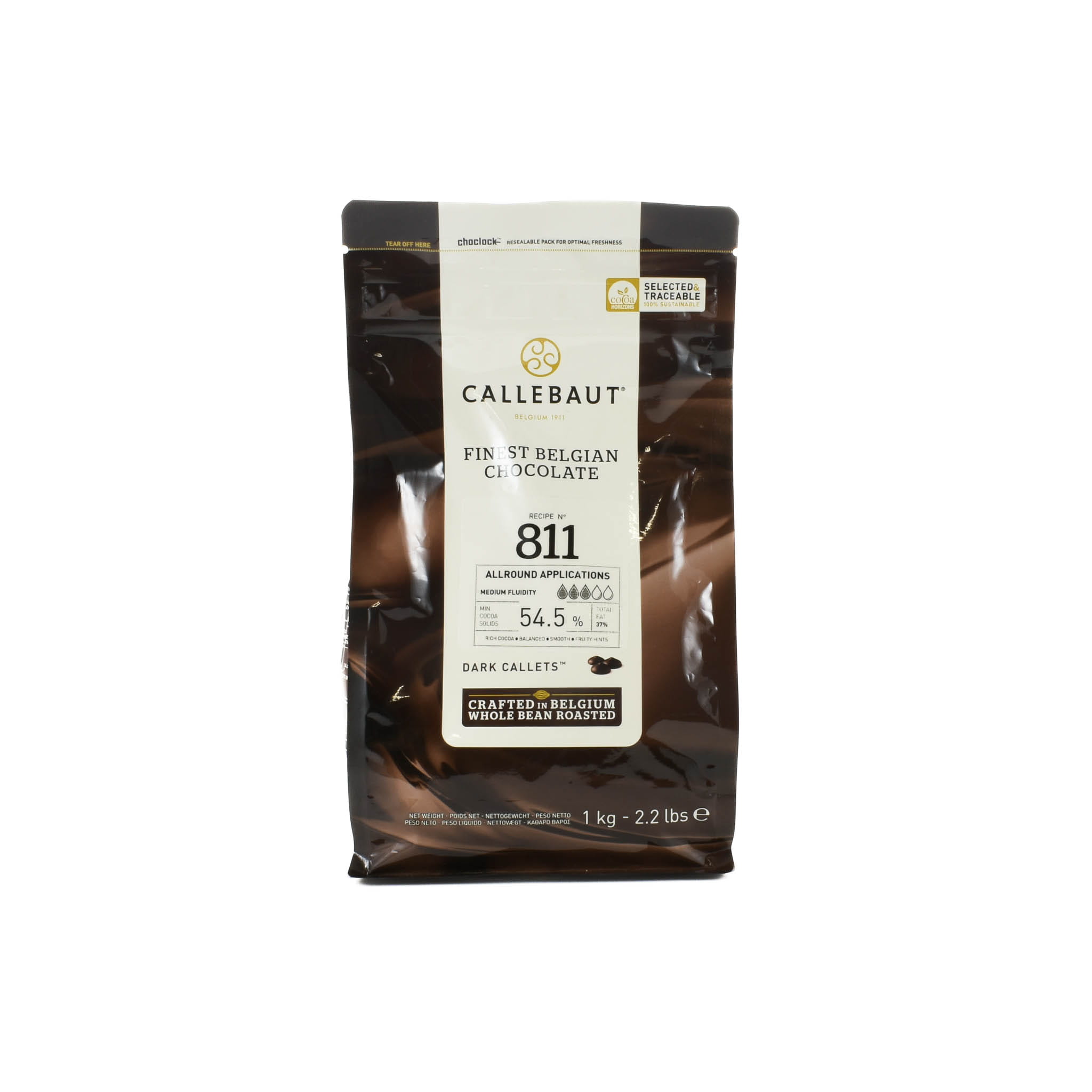 Callebaut Dark Chocolate Couverture, 54%