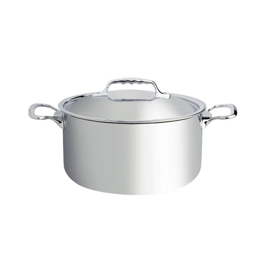De Buyer Affinity Stainless Steel Casserole Pan with Lid Cookware Pots & Pans French Food