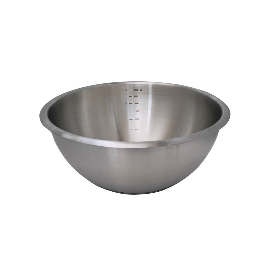 De Buyer Hemisphere Mixing Bowl with Silicone Base 20cm Cookware Bakeware & Roasting French Food